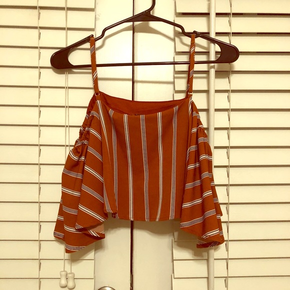 Windsor off the shoulder crop top - Picture 1 of 1